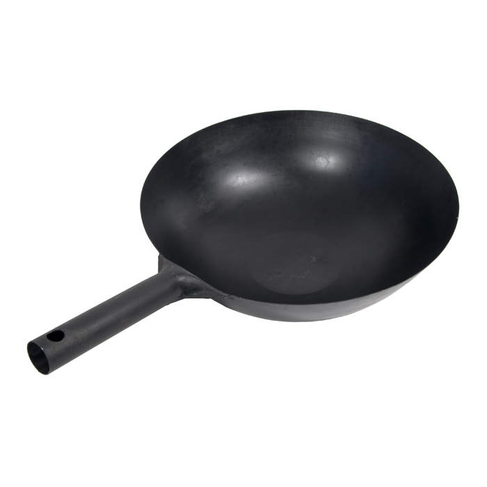 14" MANDARIN WOK STEEL HNDL