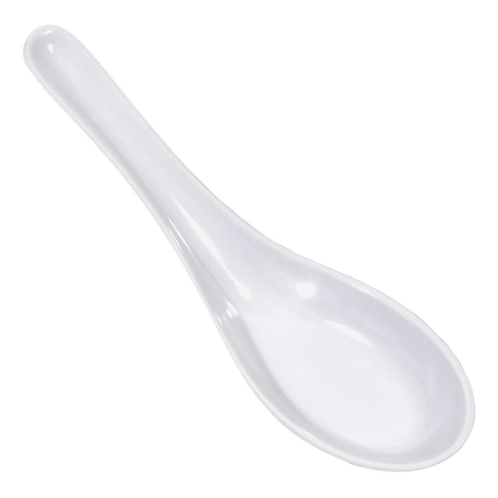 CHINESE SOUP SPOON WHT