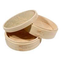 Town Food 34210 Bamboo Steamer Set - 10"