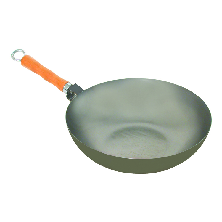 11.5" STEEL WOK/FRY PAN