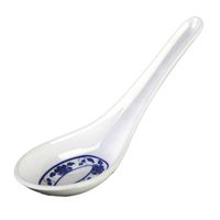 Thunder Group 7003B Lotus Wonton Soup Spoon, 3/4 oz