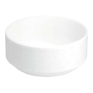 WISH 4" STACKABLE BOWL WHT (2)