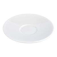 Steelite 6352MP62 Simple Plus Saucer, White, Porcelain - 6"