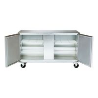 Traulsen ULT48-LR Dealer's Choice Compact Undercounter
Freezer, Reach-In, Two-Section, Stainless Steel/Aluminum -
48"