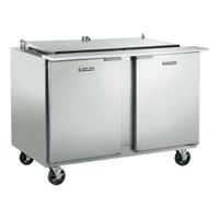 Traulsen UST4812-LR Dealer's Choice Compact Prep Table
Refrigerator, Reach-In, Two-Section, Stainless
Steel/Aluminum - 48"