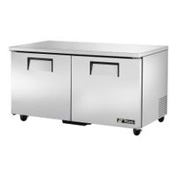 True Mfg TUC60 Undercounter Refrigerator, Stainless Steel -
60-1/2"