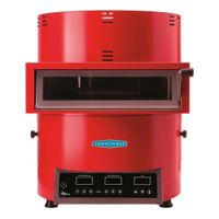 TurboChef FIRE Fire Pizza Oven, Red, Stainless Steel - 19" x
18-1/2" x 21-7/10"