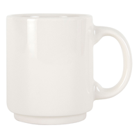 Tuxton China BEM-110S Rainier Mug, Eggshell, China - 11 oz