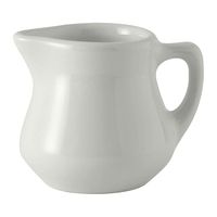 Tuxton China BWR-035 DuraTux Creamer, White, China - 3-1/2
oz