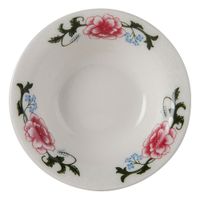 Tuxton China LCD-045 Western Rose Fruit Dish, China - 3-1/2
oz