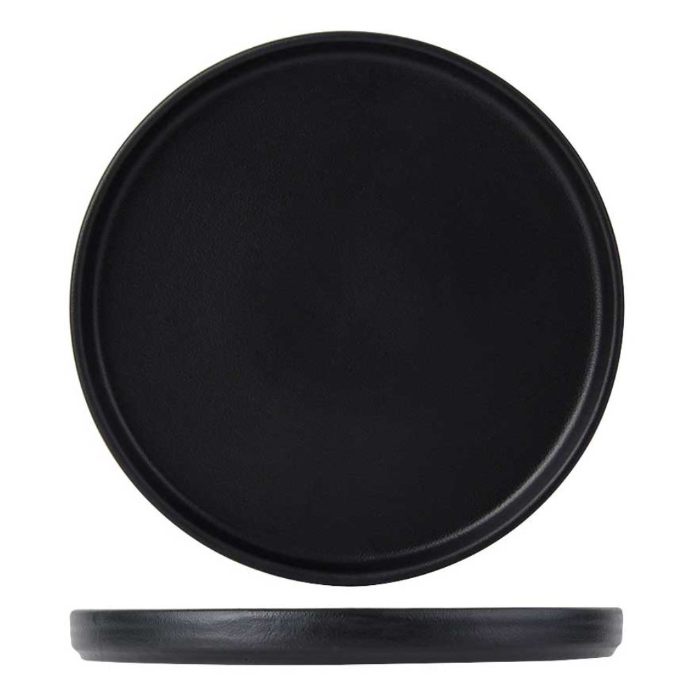 PLATE 8 1/4" RND MATTE BLACK