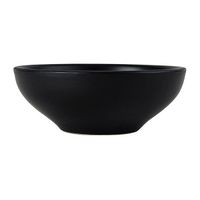 Tuxton China VBB-150A TuxTrendz Zion Soup/Salad Bowl, Matte
Black, China - 15 oz