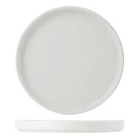 Tuxton China VWAS064 TuxTrendz Zion Plate, Round, Matte
White, China - 6-1/2" x 5/8"