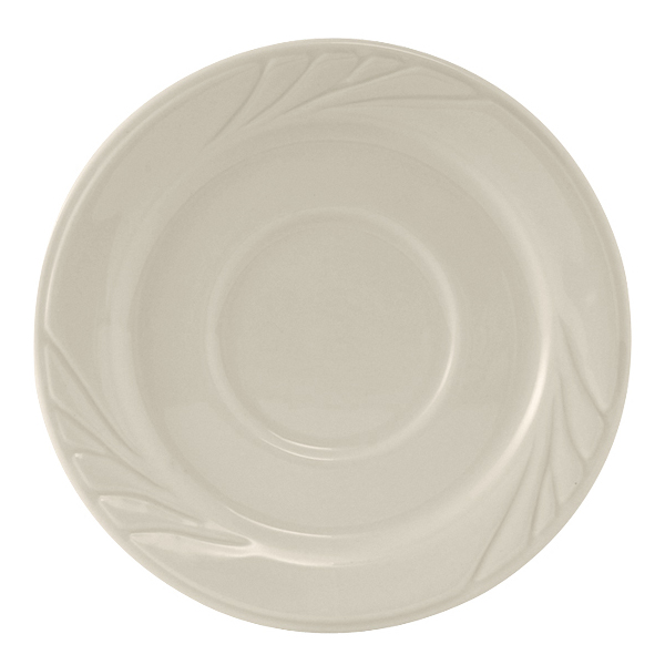 5.5" EMBOSSED SAUCER WHT (3)