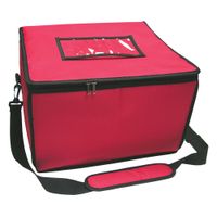 Update International FDB-1614 Food Delivery Bag, Red, Nylon
- 16" x 14" x 10"