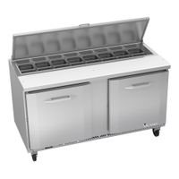 Victory VSP60HC-16 UltraSpec Series Sandwich Prep
Refrigerator, 2 Section, Stainless Steel - 60"