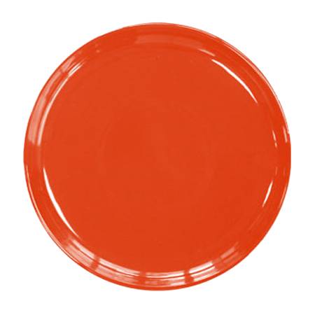 PIZZA PLATE RED 13-1/8"