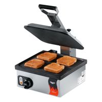 Vollrath 40792 Cayenne Electric Sandwich Press, Stainless
Steel/Non-Stick, Flat Lower Grill/Upper Grill - 120V