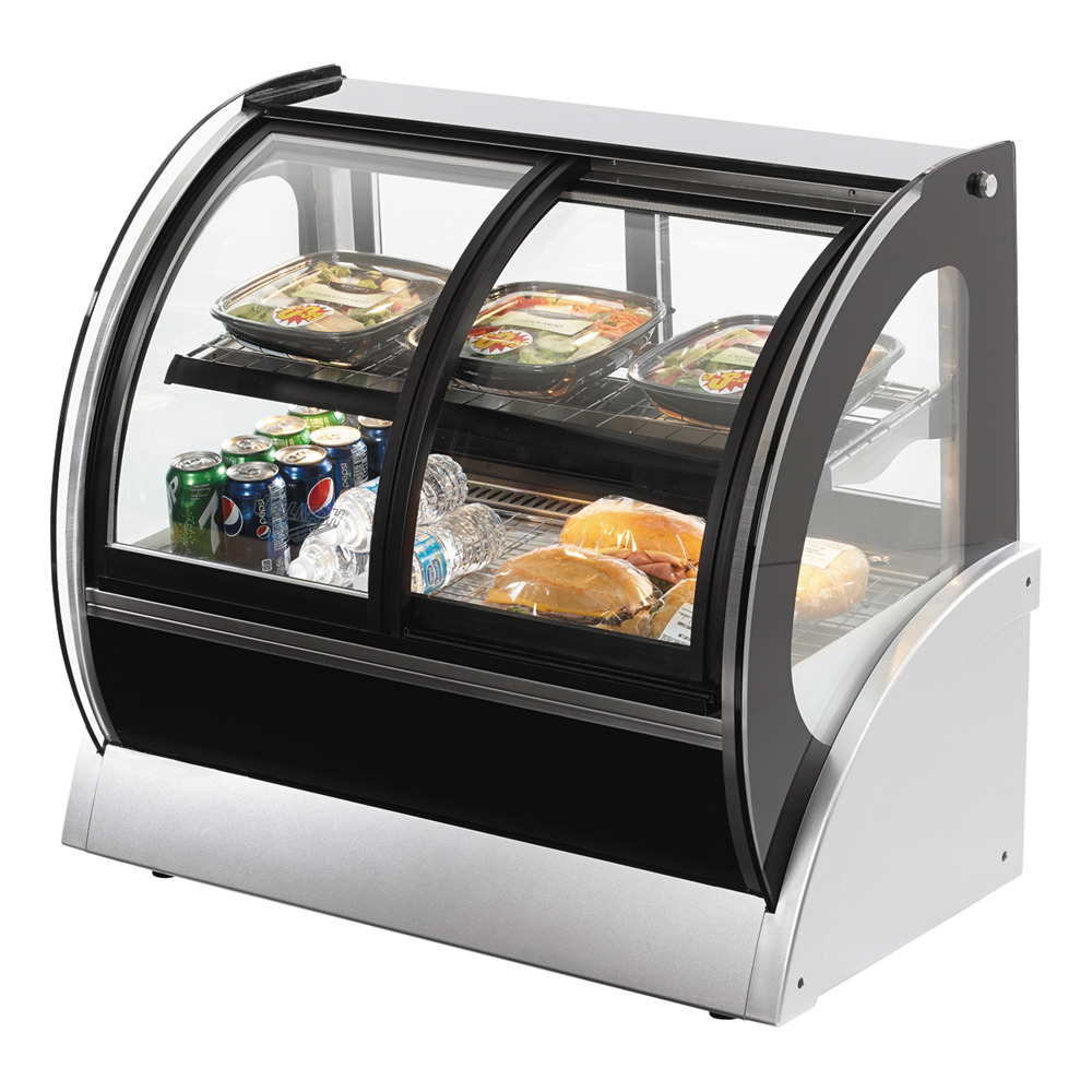 36" Curved Refrigerated Cabine