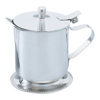 Vollrath 46205 Triennium Creamer With Hinge Cover Mirror
Stainless Steel - 5 oz