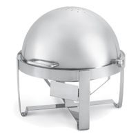 Vollrath 46360 Round Roll-Top Avenger Economy Chafer, 18/8
Stainless Steel - 6 qt
