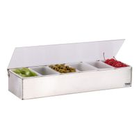 Vollrath 4702 Kondi-Keeper Condiment Dispenser, Stainless
Steel - 6 pt