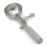 Vollrath 47140 #8 Disher, Gray, Stainless Steel/Plastic - 4
oz