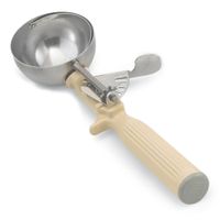 Vollrath 47141 #10 Disher, Ivory, Stainless Steel/Plastic -
3-1/4 oz