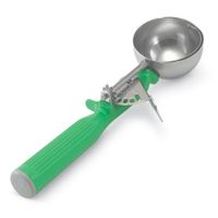 Vollrath 47142 #12 Disher, Green, Stainless Steel/Plastic -
2-2/3 oz