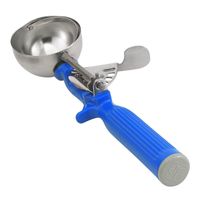 Vollrath 47143 #16 Disher, Blue, Stainless Steel/Plastic - 2
oz