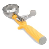 Vollrath 47144 #20 Disher, Yellow, Stainless Steel/Plastic -
1-5/8 oz