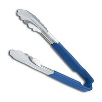Vollrath 4780930 One-Piece Kool-Touch Tongs, Blue, Scalloped
- 9-1/2"