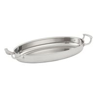 Vollrath 49442 Miramar Display Cookware Oval Au Gratin,
Stainless Steel - 3-3/4 qt