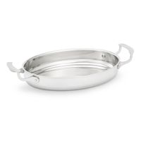 Vollrath 49412 Miramar Display Cookware Oval Au Gratin, 18/8
Stainless - 2-5/8 qt