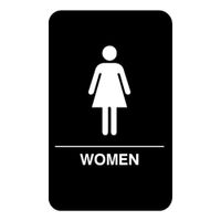 Vollrath 5634 Women Sign Braille - 6" x 9"