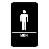 Vollrath 5635 Men Sign Braille - 6" x 9"