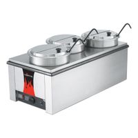 Vollrath 72788 Cayenne Rethermalizer Kit, Stainless Steel -
Four 1/3 pan