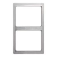 Vollrath 8243016 Miramar Single Size Template w/ (2) Small
Food Pan Cutouts, Stainless Steel w/ Satin Edge - 21-1/8" x
12-3/4"