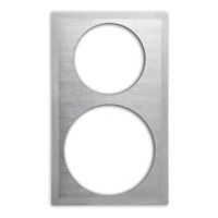 Vollrath 8243316 Miramar Single Size Template w/ (1) Large
Round & (1) Small Round Cutouts, Stainless Steel w/ Satin
Edge - 21-1/8" x 12-3/4"