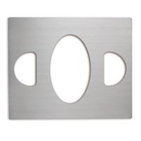 Vollrath 8250414 Miramar Double Well Template For (1) Large
Oval & (2) Half Ovals, Stainless