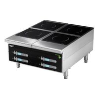 Vollrath 924HIDC Cayenne Countertop Heavy-Duty Induction
Range, Digital Controls - 24" x 30" x 13-5/8"