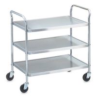 Vollrath 97106 Utility Cart, 3-Shelf, Stainless Steel - 500
lb