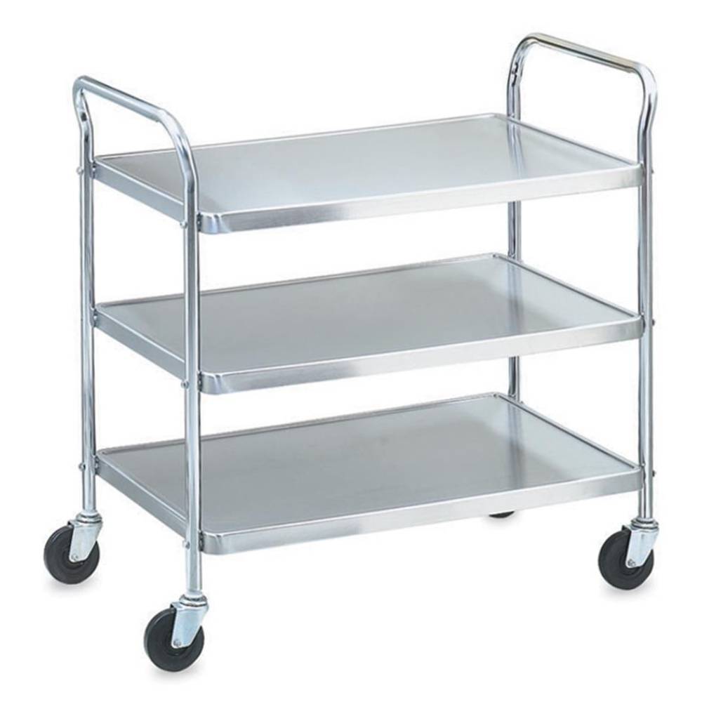 CART UTILITY 3-SHELF S/S