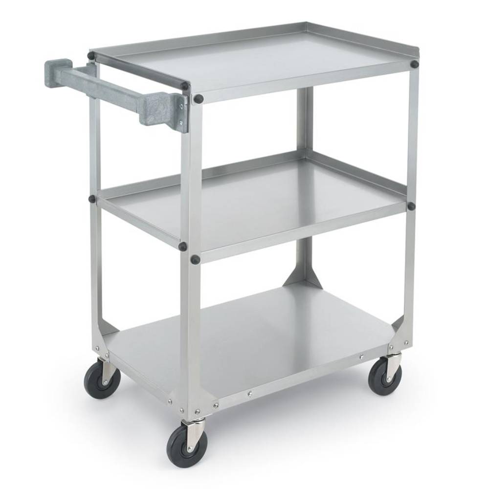 CART UTILITY 3-SHELF S/S