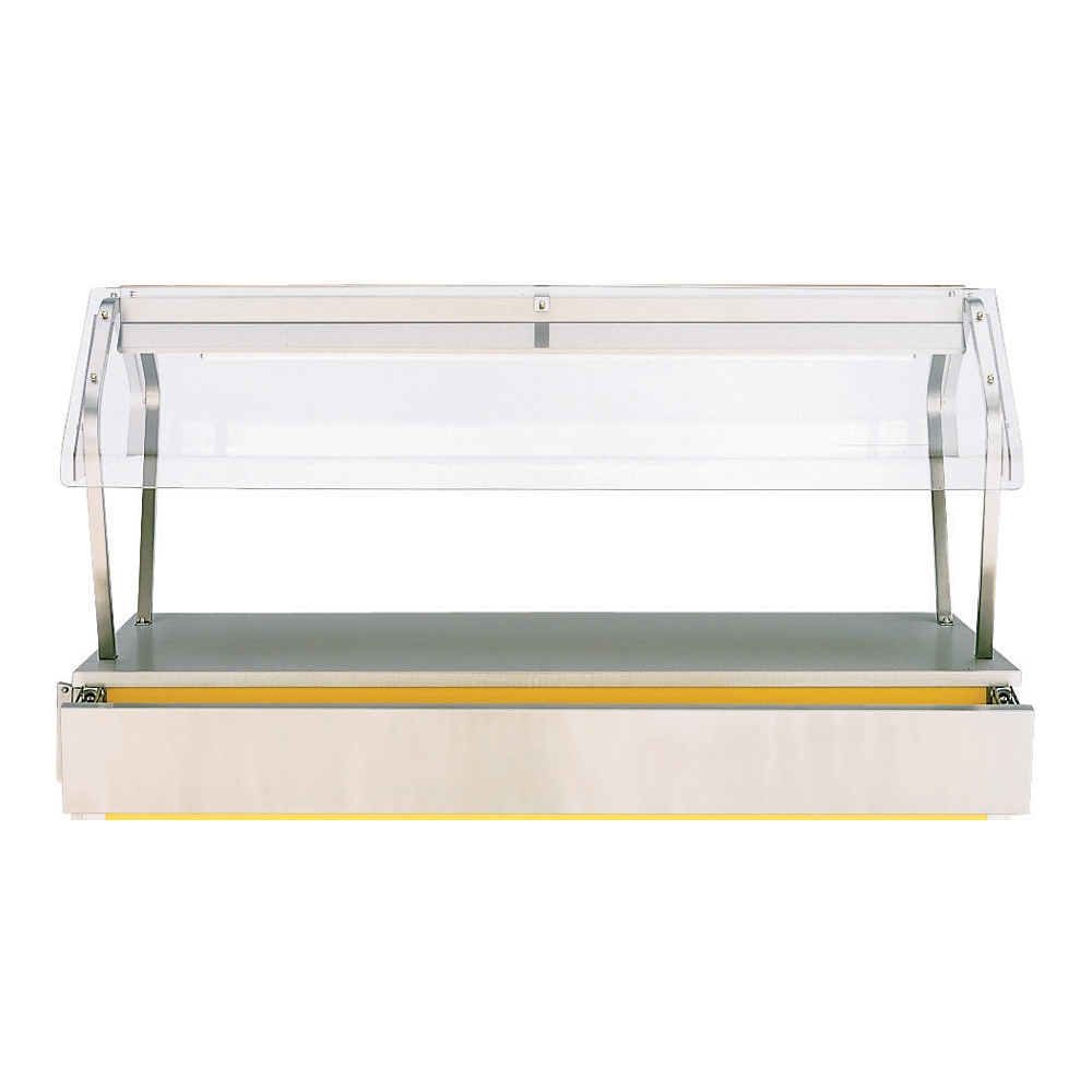 SNEEZE GUARD, S/S AND GLASS