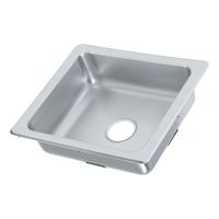 Vollrath 2291 Drop-In Self Rimming Single Bowl Sink,
Stainless Steel - 19" x 22" x 6-1/2"