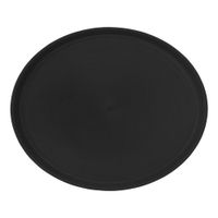 Vollrath 2700L-06 Oval Serving Tray Black Rubber - 21-7/8" x
27"