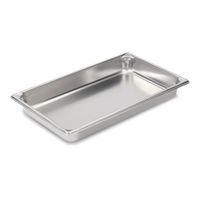 Vollrath 30022 Super Pan V Steam Table/Hotel Pan, 22 Gauge,
Stainless Steel, Full-Size - 8-3/10 qt; 2-1/2" Deep