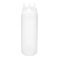 Vollrath 3324-13 Tri Tip Wide Mouth Squeeze Bottle
Dispenser, Clear, Plastic - 24 oz