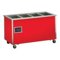 Vollrath 36140 Signature Server Hot Food Base, Stainless
Steel, 4 Wells (w/ Touch Temp Panel) - 60" x 30" x 28"